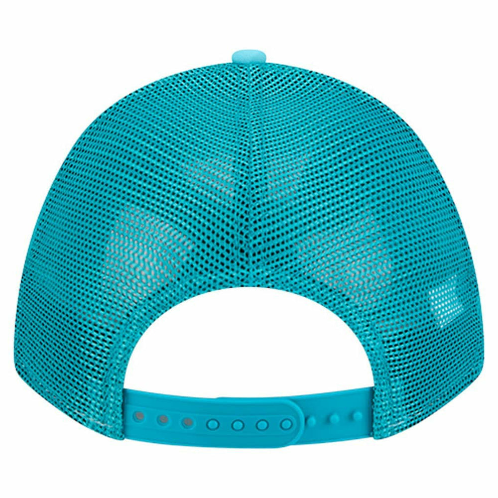 Miami Dolphins New Era Gas Station 9FORTY A-Frame M-Crown Adjustable Trucker Hat - Aqua Hats