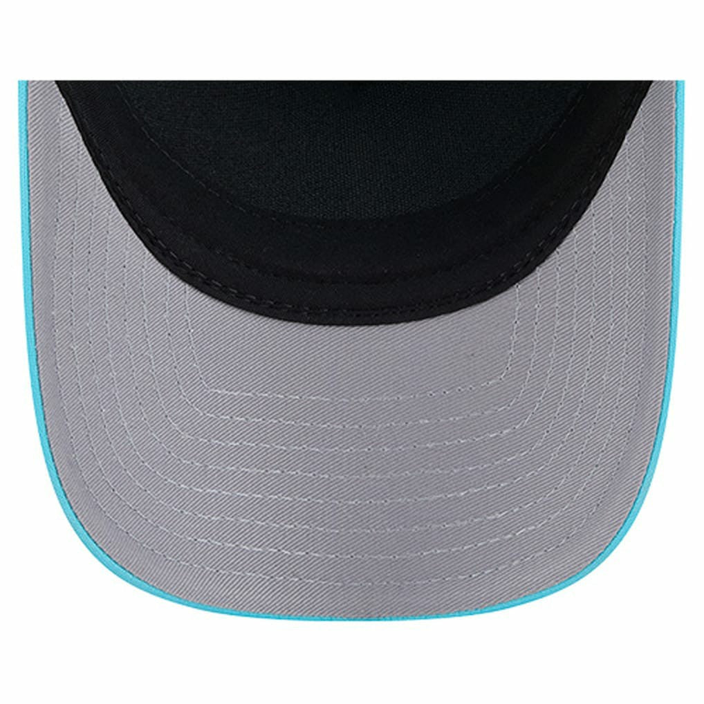 Miami Dolphins New Era Gas Station 9FORTY A-Frame M-Crown Adjustable Trucker Hat - Aqua Hats
