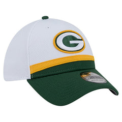 Green Bay Packers New Era Dashmark Rays 39THIRTY Flex Hat - White/Green Hats