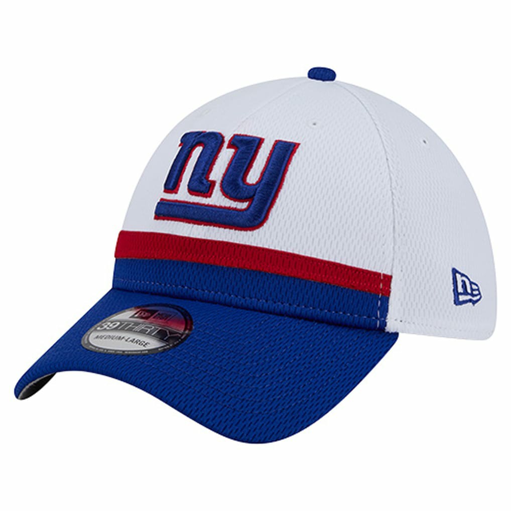 New York Giants New Era Dashmark Rays 39THIRTY Flex Hat - White/Royal Hats
