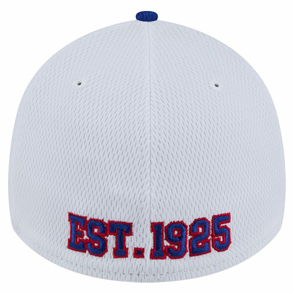 New York Giants New Era Dashmark Rays 39THIRTY Flex Hat - White/Royal Hats