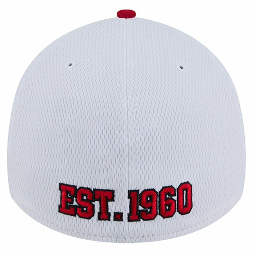 Kansas City Chiefs New Era Dashmark Rays 39THIRTY Flex Hat - White/Red Hats