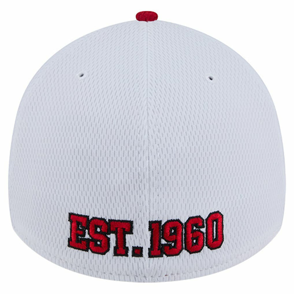 Kansas City Chiefs New Era Dashmark Rays 39THIRTY Flex Hat - White/Red Hats