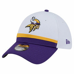 Minnesota Vikings New Era Dashmark Rays 39THIRTY Flex Hat - White/Purple Hats