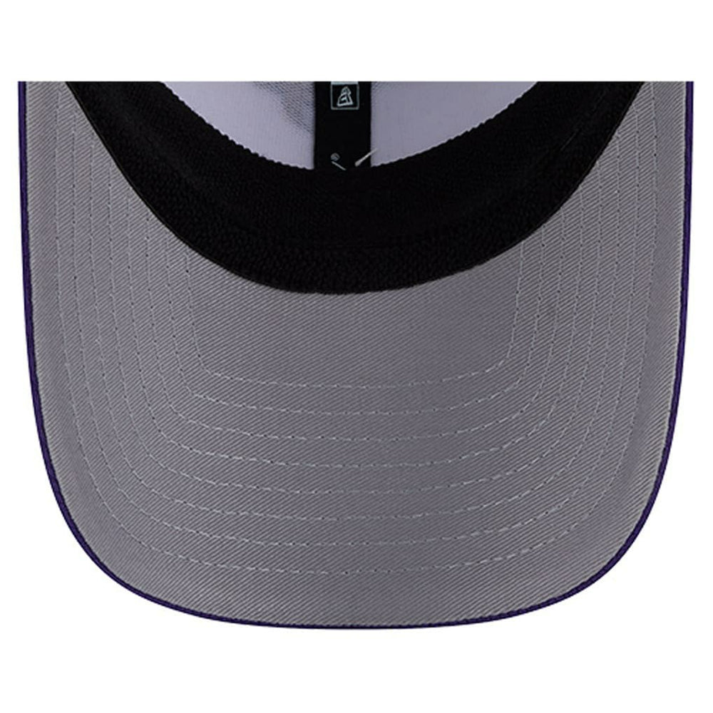Minnesota Vikings New Era Dashmark Rays 39THIRTY Flex Hat - White/Purple Hats