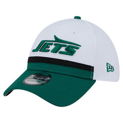 New York Jets New Era Dashmark Rays 39THIRTY Flex Hat - White/Green Hats