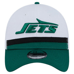 New York Jets New Era Dashmark Rays 39THIRTY Flex Hat - White/Green Hats