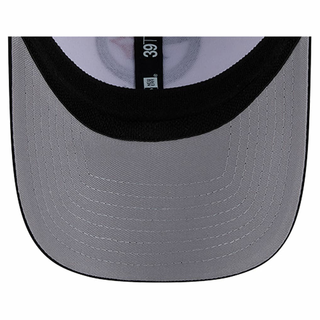 Pittsburgh Steelers New Era Dashmark Rays 39THIRTY Flex Hat - White/Black Hats
