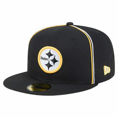 Pittsburgh Steelers New Era Soutache 59FIFTY Fitted Hat - Black Hats