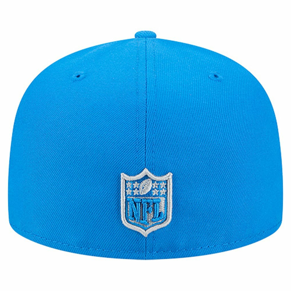 Detroit Lions New Era Group Chat 59FIFTY Fitted Hat - Blue Hats