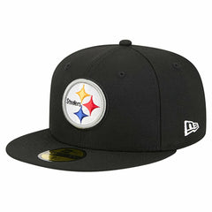 Pittsburgh Steelers New Era Group Chat 59FIFTY Fitted Hat - Black Hats