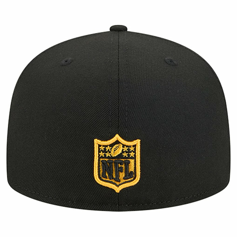 Pittsburgh Steelers New Era Group Chat 59FIFTY Fitted Hat - Black Hats