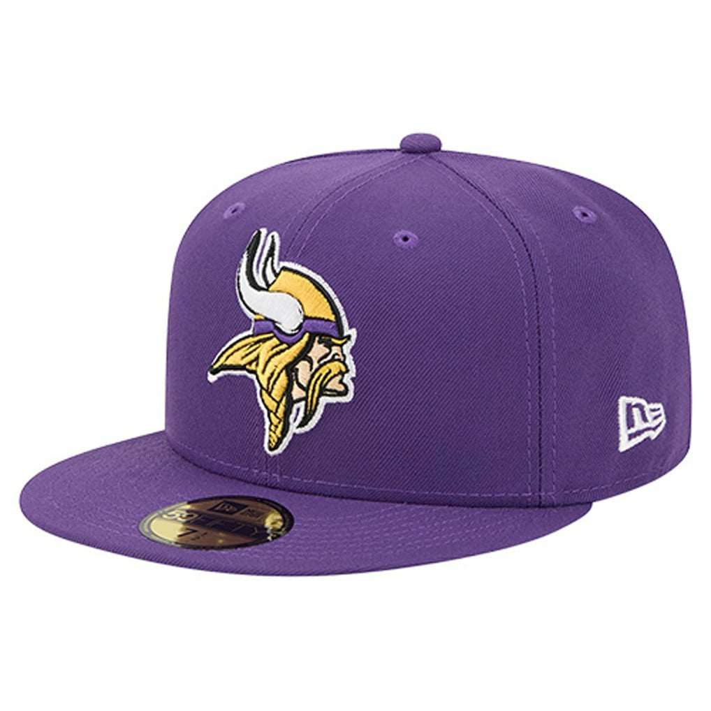 Minnesota Vikings New Era Group Chat 59FIFTY Fitted Hat - Purple Hats