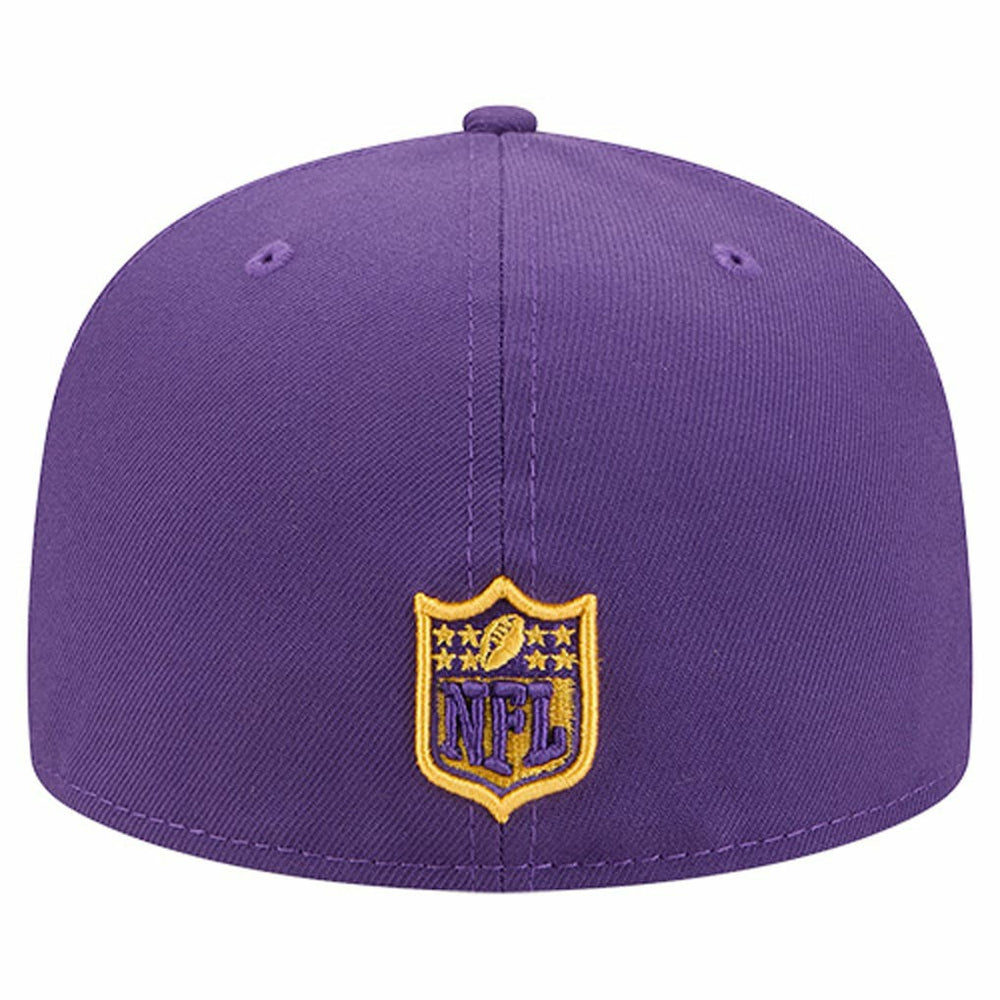 Minnesota Vikings New Era Group Chat 59FIFTY Fitted Hat - Purple Hats