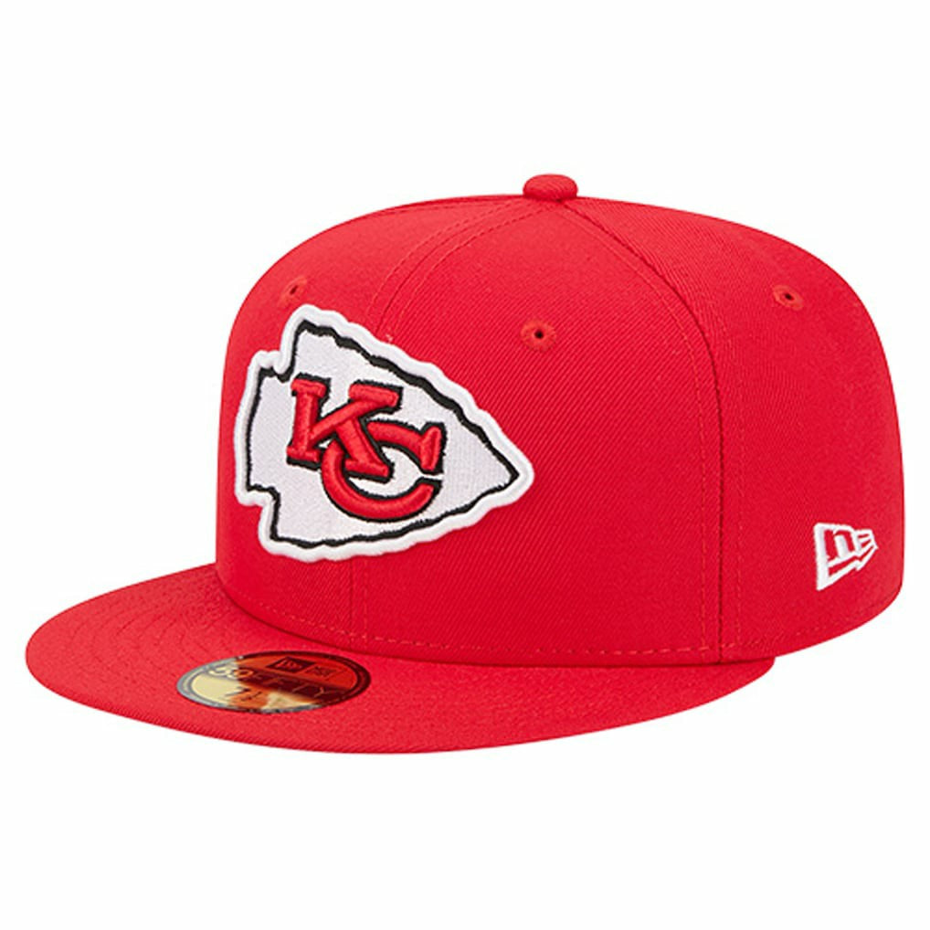 Kansas City Chiefs New Era Group Chat 59FIFTY Fitted Hat - Red Hats