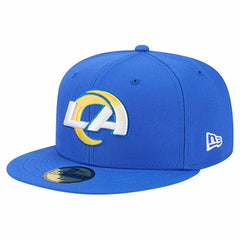 Los Angeles Rams New Era Group Chat 59FIFTY Fitted Hat - Royal Hats