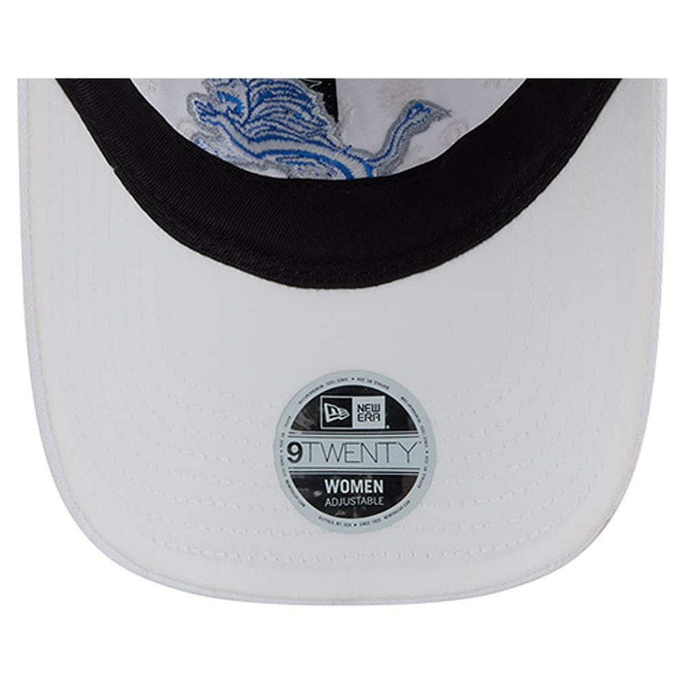 Detroit Lions New Era Women's Floral 9TWENTY Adjustable Hat - White Hats