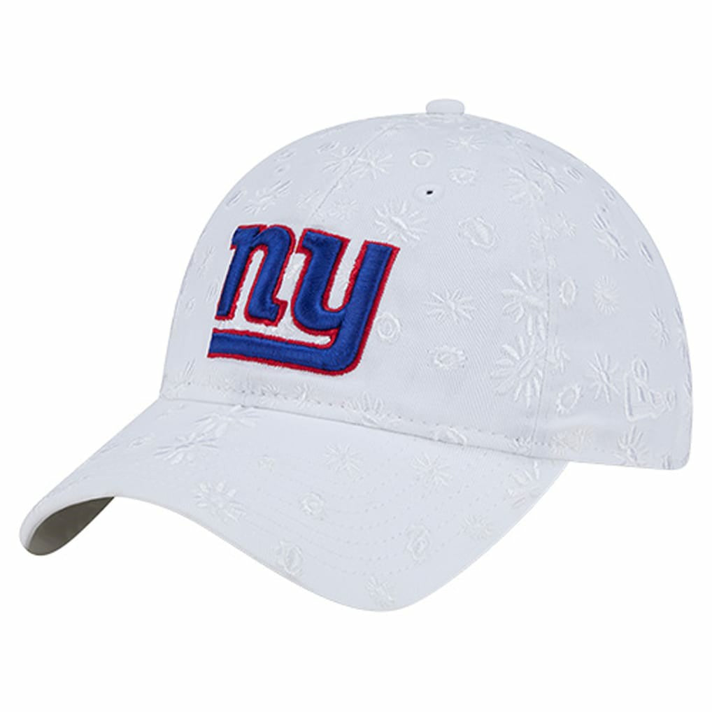 New York Giants New Era Women's Floral 9TWENTY Adjustable Hat - White Hats