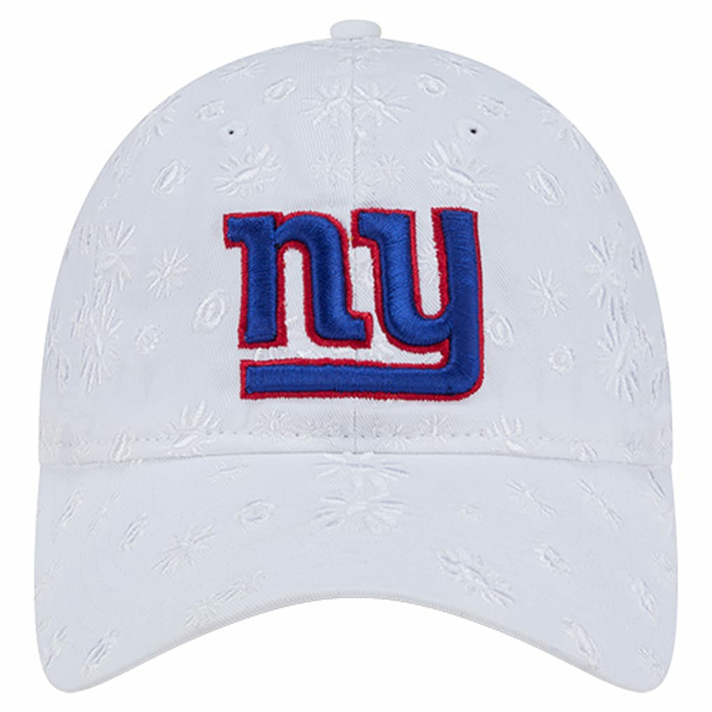 New York Giants New Era Women's Floral 9TWENTY Adjustable Hat - White Hats