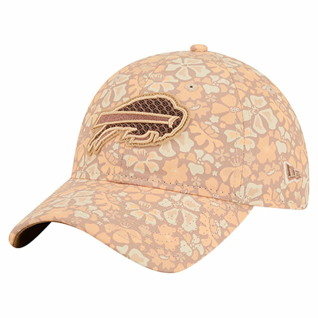 Buffalo Bills New Era Women's Floral 9TWENTY Adjustable Hat - Tan Hats