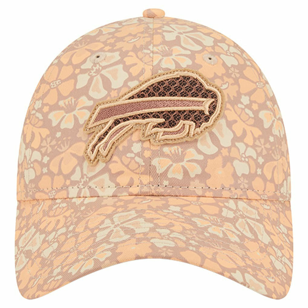 Buffalo Bills New Era Women's Floral 9TWENTY Adjustable Hat - Tan Hats