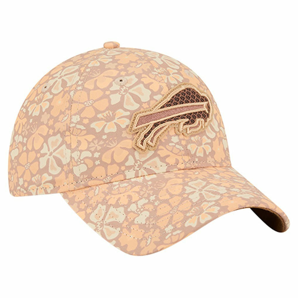 Buffalo Bills New Era Women's Floral 9TWENTY Adjustable Hat - Tan Hats
