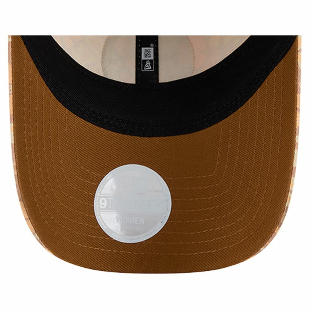 Pittsburgh Steelers New Era Women's Floral 9TWENTY Adjustable Hat - Tan Hats