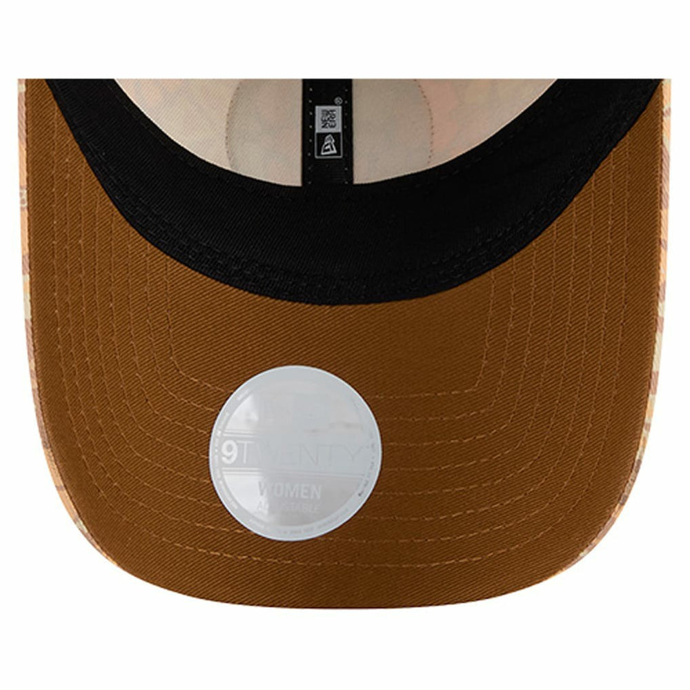 Pittsburgh Steelers New Era Women's Floral 9TWENTY Adjustable Hat - Tan Hats