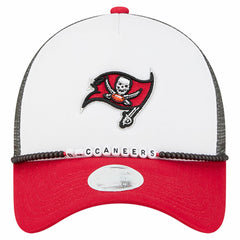 Tampa Bay Buccaneers New Era Women's Friendship Bracelet 9FORTY Adjustable Hat - White/Red Hats