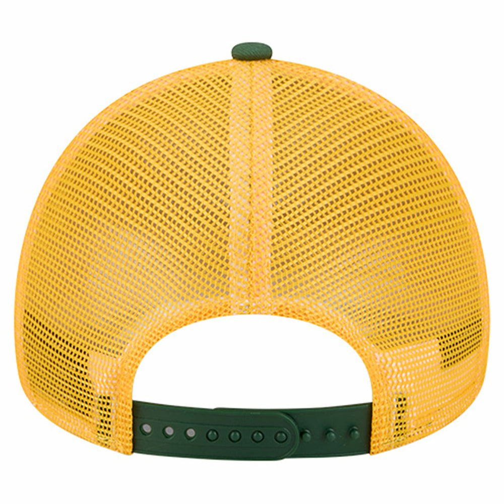 Green Bay Packers New Era Women's Friendship Bracelet 9FORTY Adjustable Hat - White/Green Hats