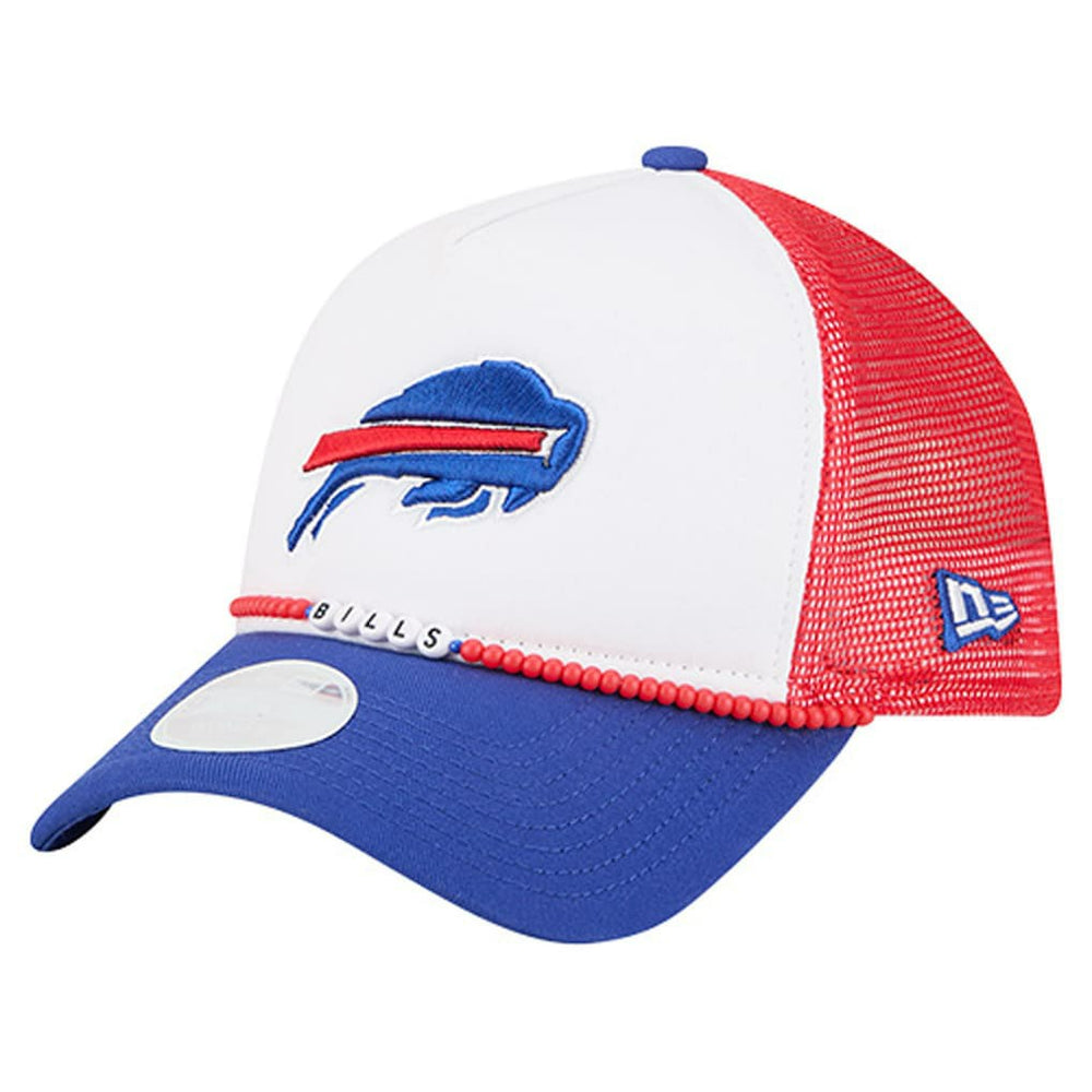 Buffalo Bills New Era Women's Friendship Bracelet 9FORTY Adjustable Hat - White/Royal Hats