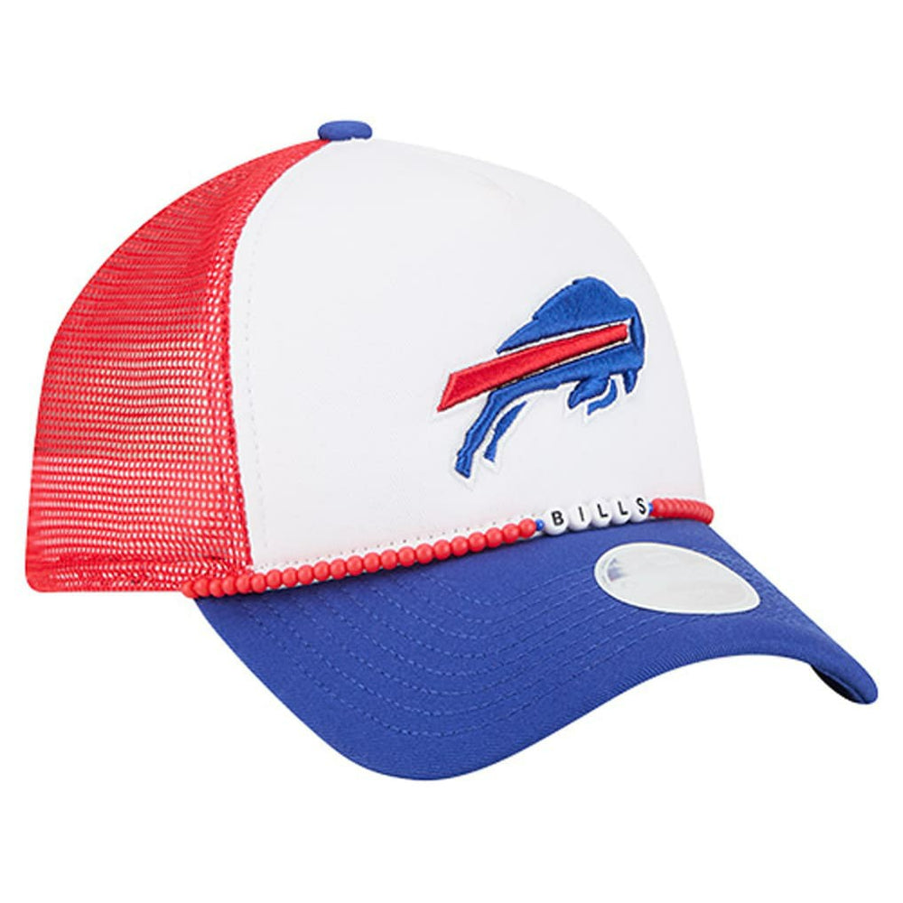 Buffalo Bills New Era Women's Friendship Bracelet 9FORTY Adjustable Hat - White/Royal Hats