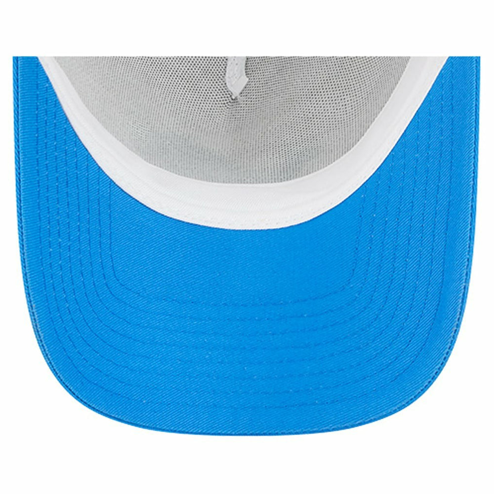 Detroit Lions New Era Women's Friendship Bracelet 9FORTY Adjustable Hat - White/Blue Hats