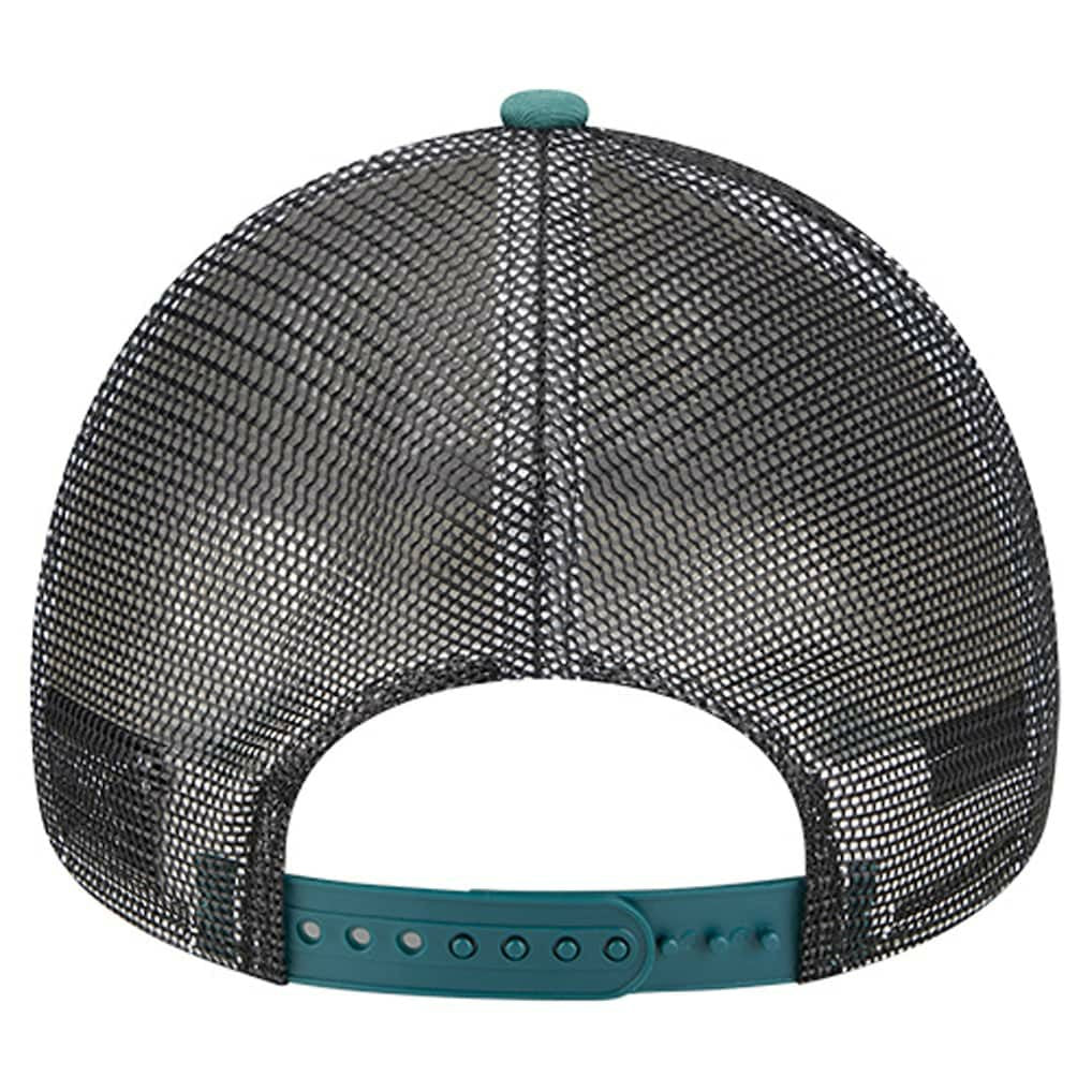 Philadelphia Eagles New Era Women's Friendship Bracelet 9FORTY Adjustable Hat - White/Midnight Green Hats