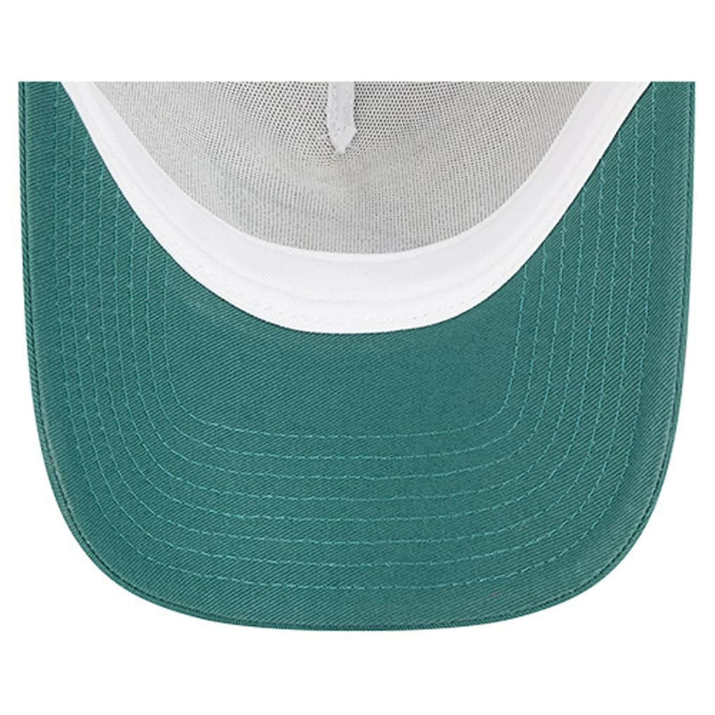 Philadelphia Eagles New Era Women's Friendship Bracelet 9FORTY Adjustable Hat - White/Midnight Green Hats