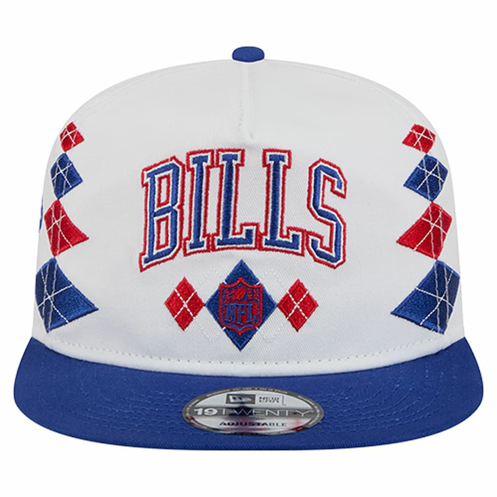 Buffalo Bills New Era Argyle 19TWENTY Adjustable Hat - White Hats