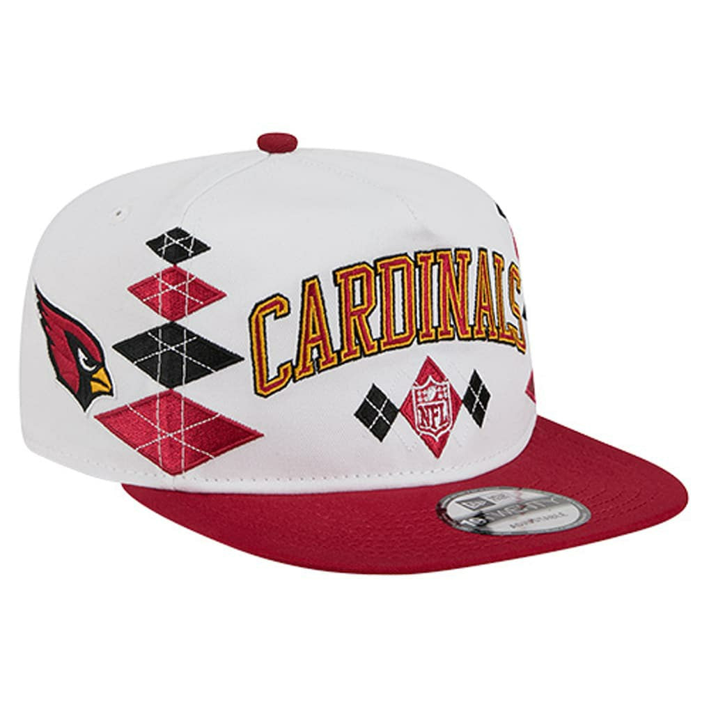 Arizona Cardinals New Era Argyle 19TWENTY Adjustable Hat - White Hats