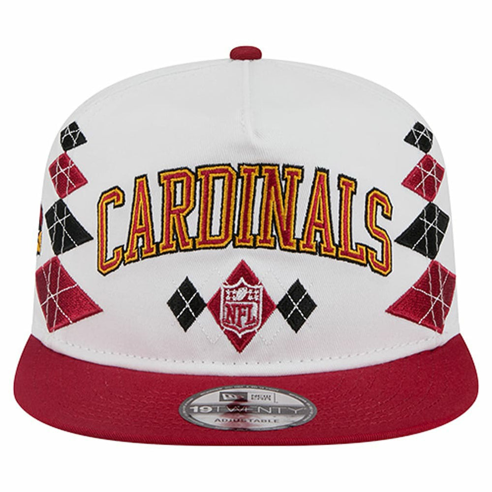 Arizona Cardinals New Era Argyle 19TWENTY Adjustable Hat - White Hats