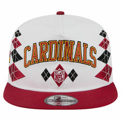 Arizona Cardinals New Era Argyle 19TWENTY Adjustable Hat - White Hats