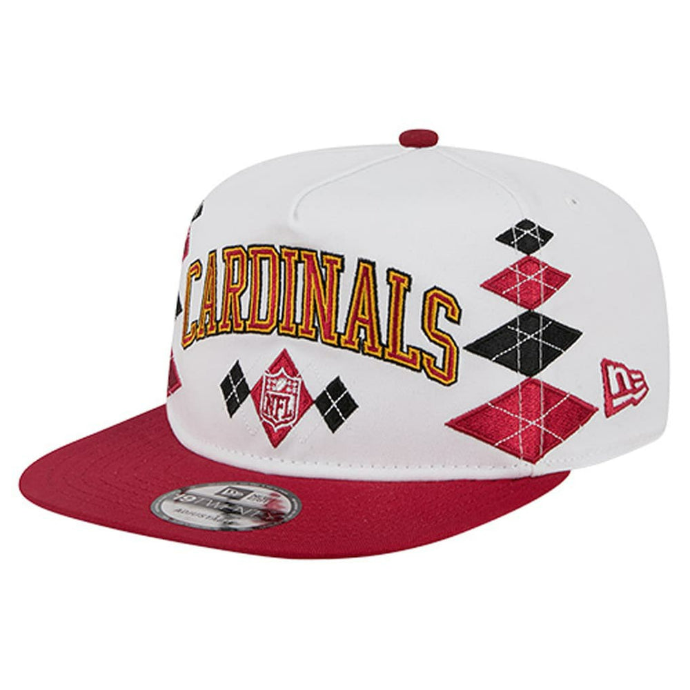 Arizona Cardinals New Era Argyle 19TWENTY Adjustable Hat - White Hats