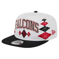 Atlanta Falcons New Era Argyle 19TWENTY Adjustable Hat - White Hats
