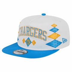 Los Angeles Chargers New Era Argyle 19TWENTY Adjustable Hat - White Hats