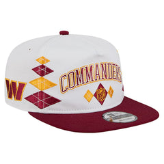 Washington Commanders New Era Argyle 19TWENTY Adjustable Hat - White Hats