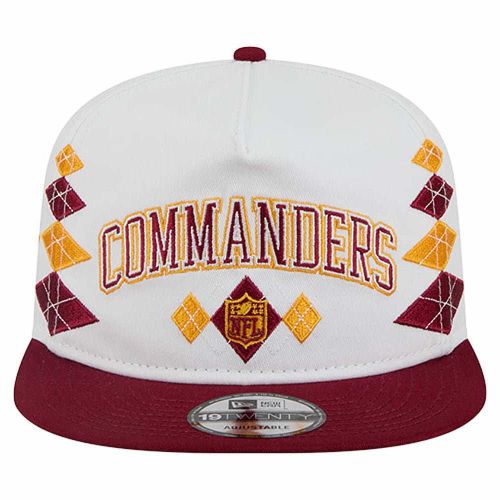 Washington Commanders New Era Argyle 19TWENTY Adjustable Hat - White Hats