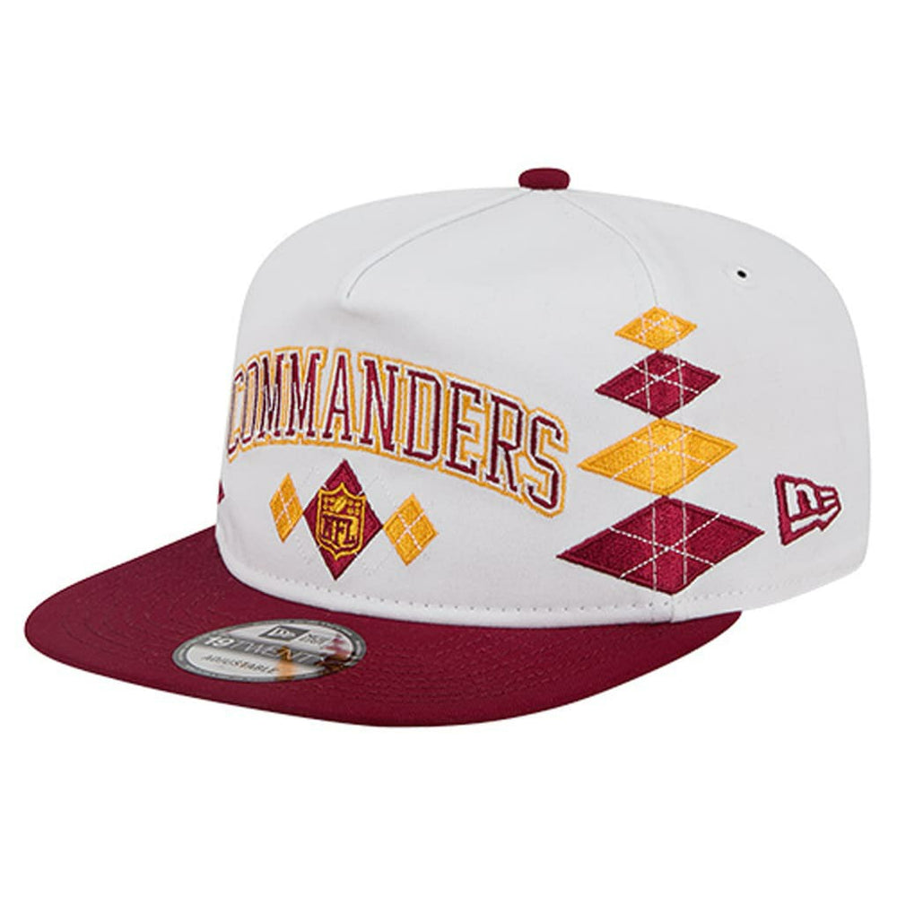 Washington Commanders New Era Argyle 19TWENTY Adjustable Hat - White Hats