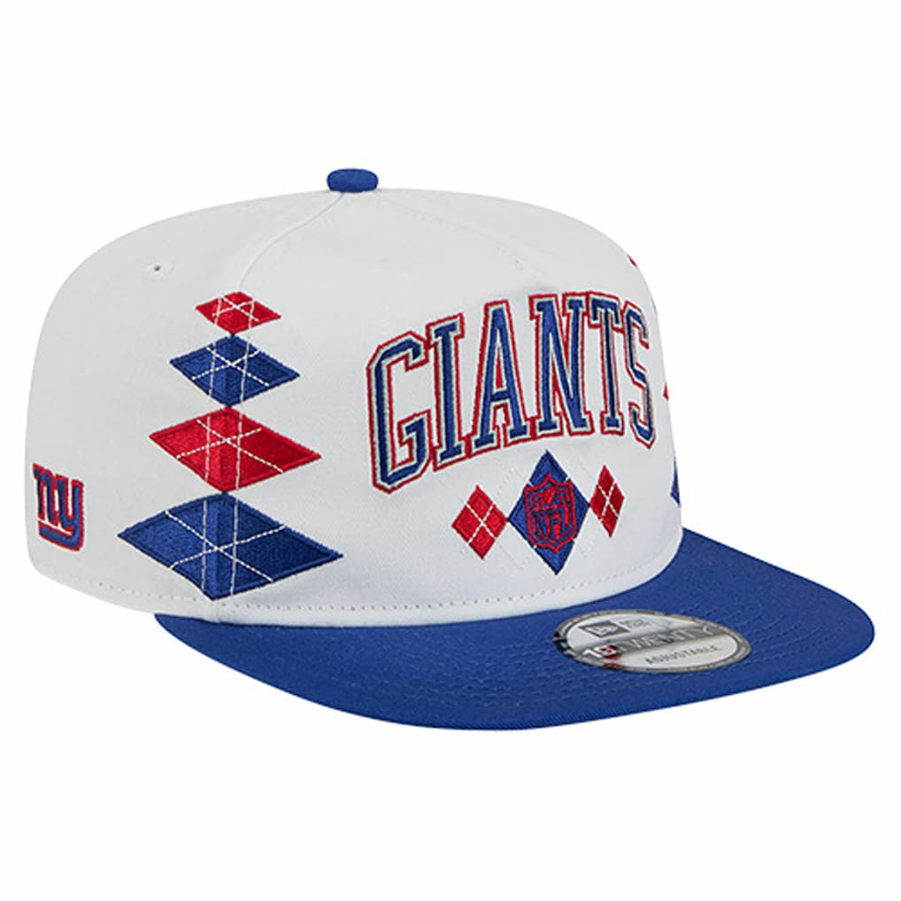 New York Giants New Era Argyle 19TWENTY Adjustable Hat - White Hats