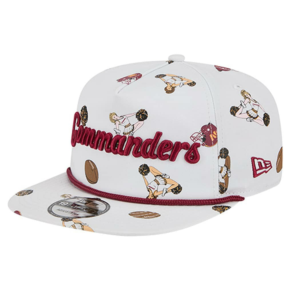 Washington Commanders New Era Team Cheer 19TWENTY Snapback Hat - White Hats