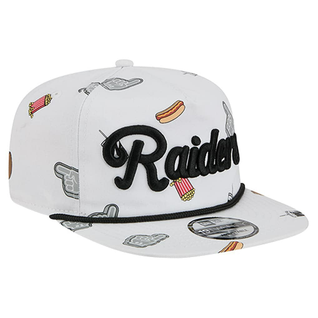 Las Vegas Raiders New Era Team Cheer 19TWENTY Snapback Hat - White Hats