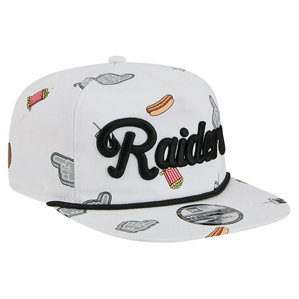 Las Vegas Raiders New Era Team Cheer 19TWENTY Snapback Hat - White Hats