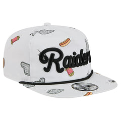 Las Vegas Raiders New Era Team Cheer 19TWENTY Snapback Hat - White Hats